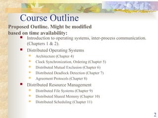 Advanced Operating System, Distributed Operating System | PPT