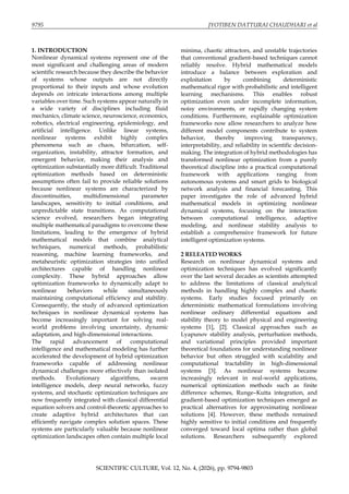Advanced Optimization Techniques in Nonlinear Dynamical Systems Using ...