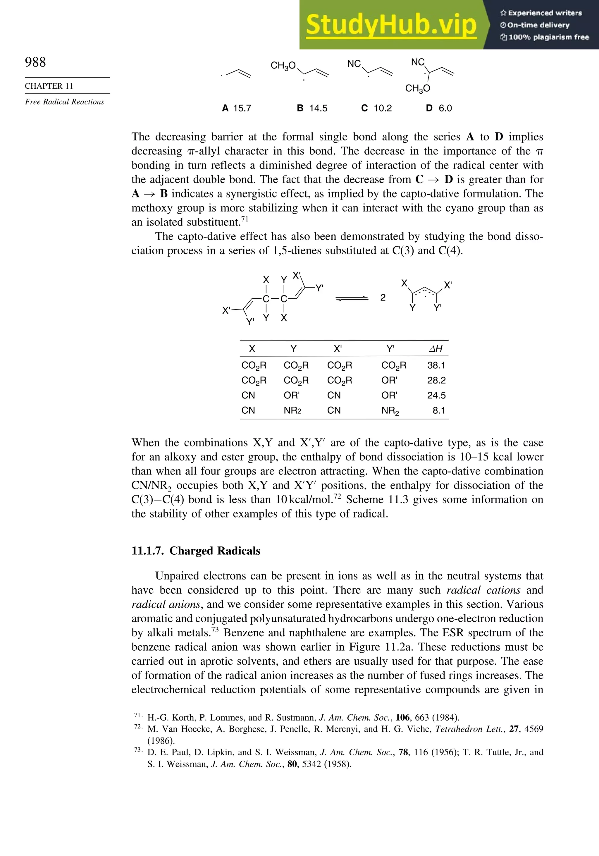 Advanced Organic Chemistry FIFTH EDITION Part A  Structure And Mechanisms