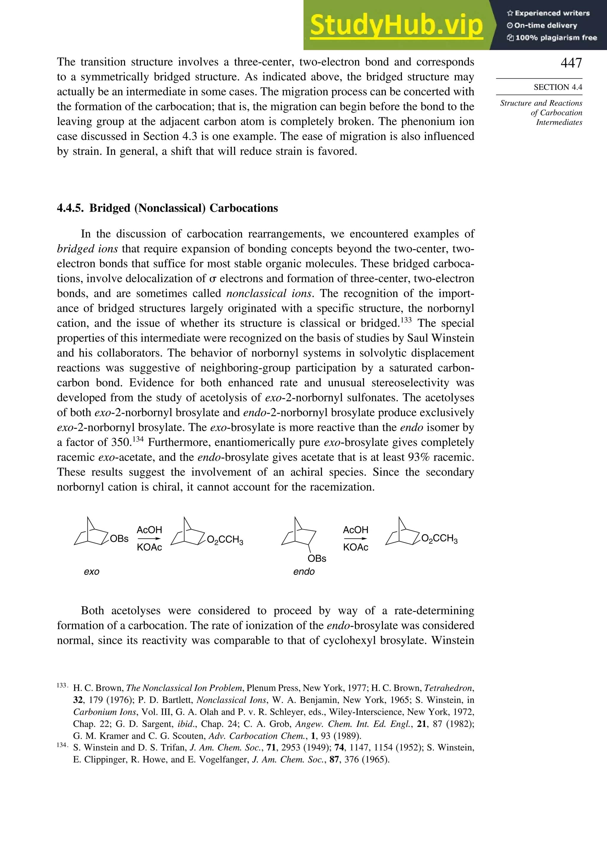 Advanced Organic Chemistry FIFTH EDITION Part A  Structure And Mechanisms