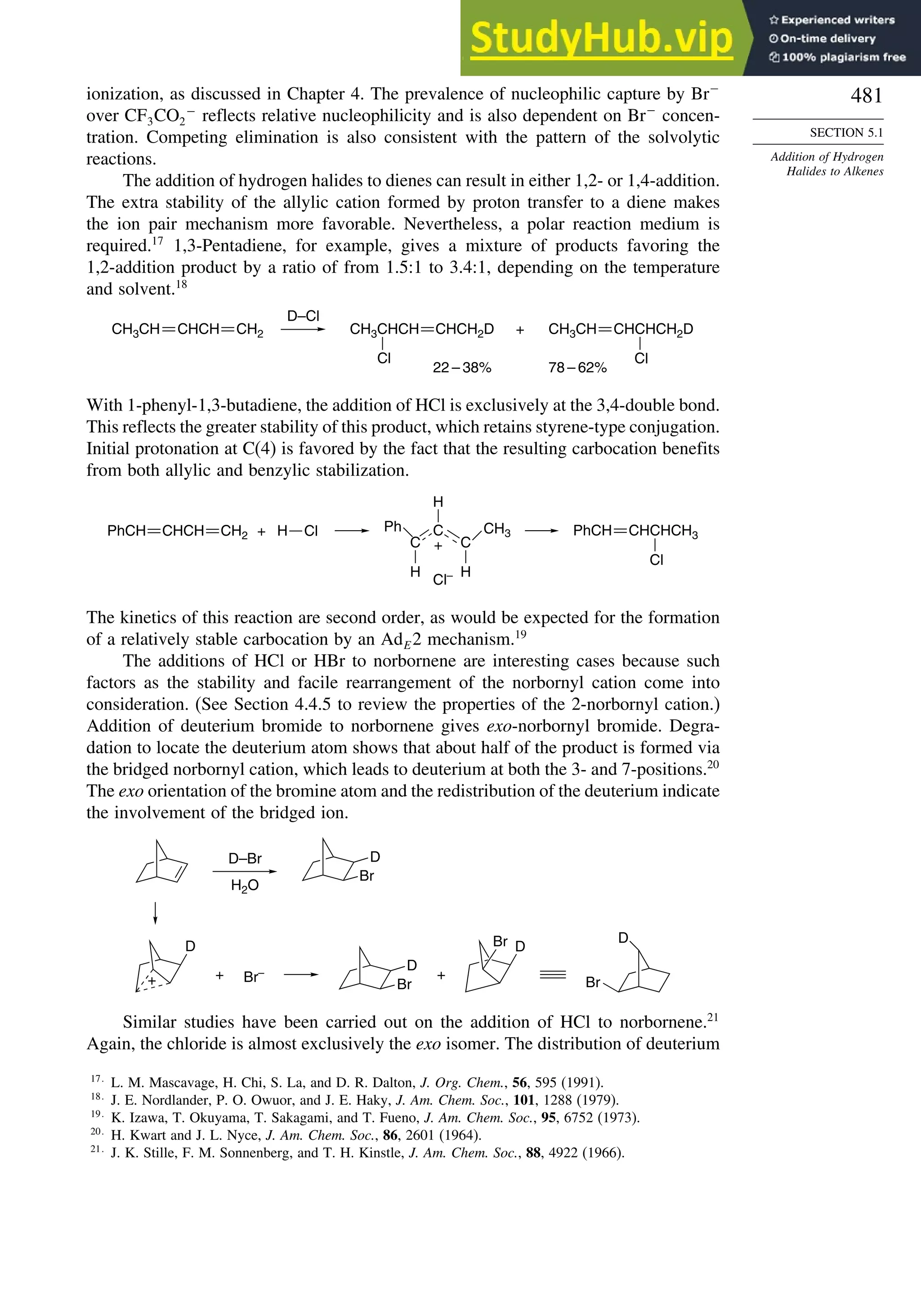 Advanced Organic Chemistry FIFTH EDITION Part A  Structure And Mechanisms