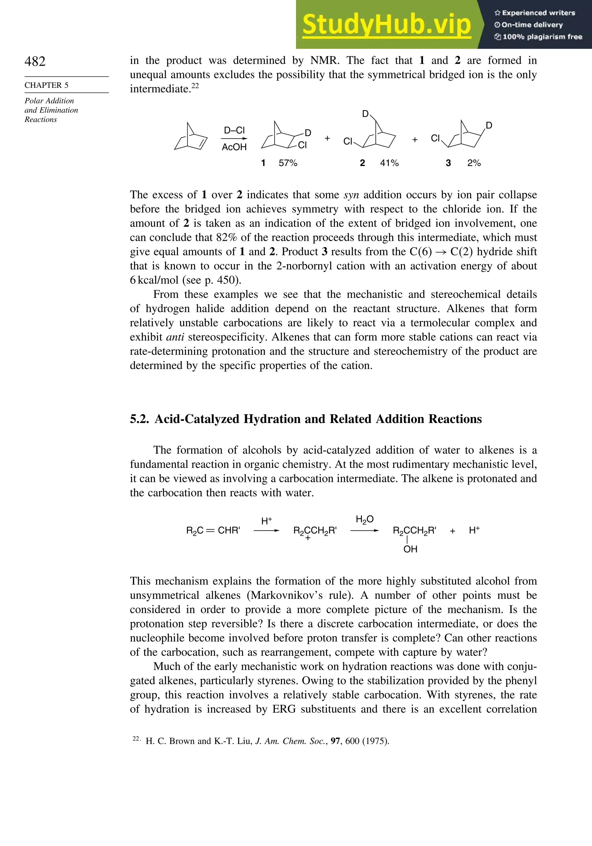 Advanced Organic Chemistry FIFTH EDITION Part A  Structure And Mechanisms