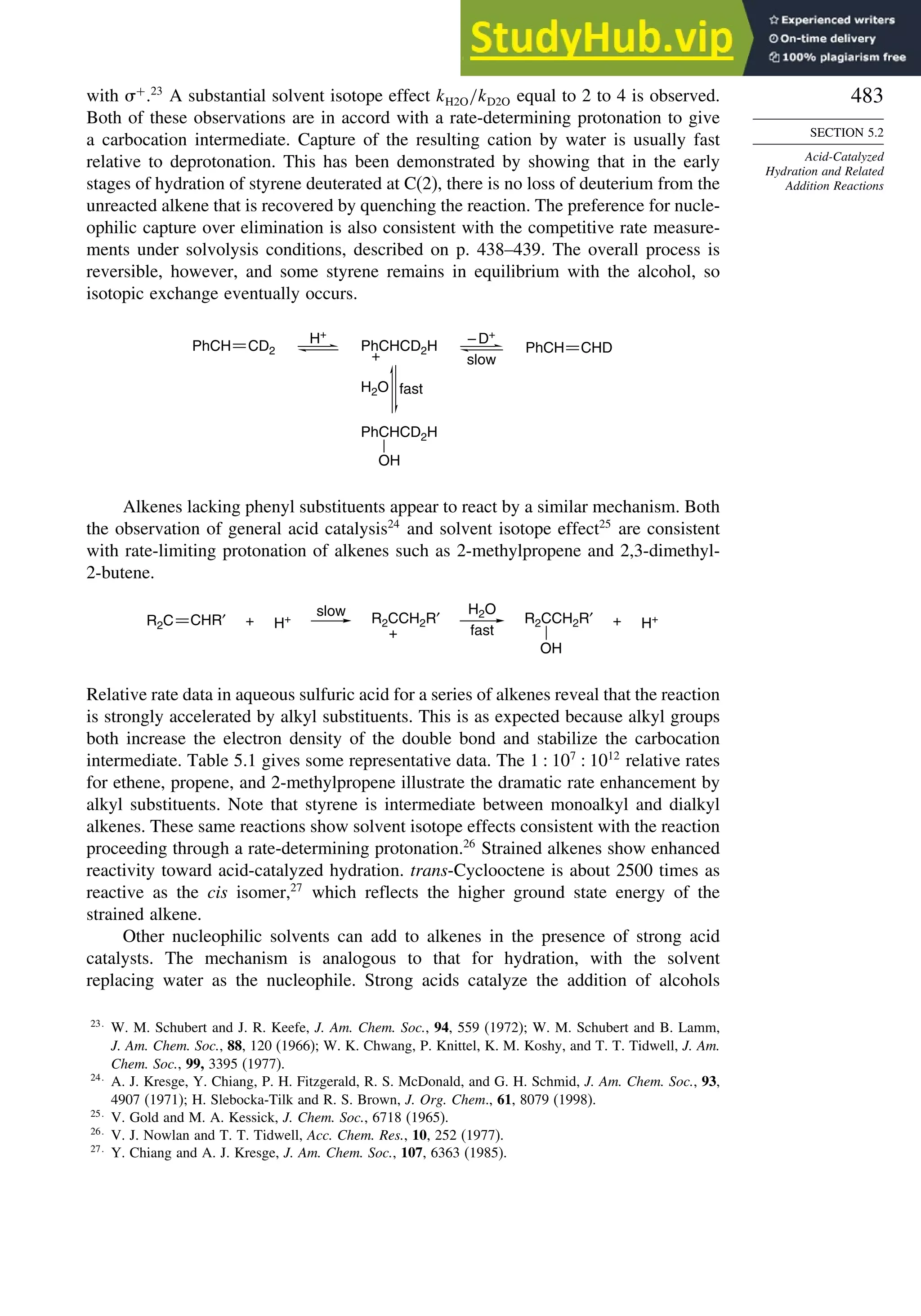 Advanced Organic Chemistry FIFTH EDITION Part A  Structure And Mechanisms