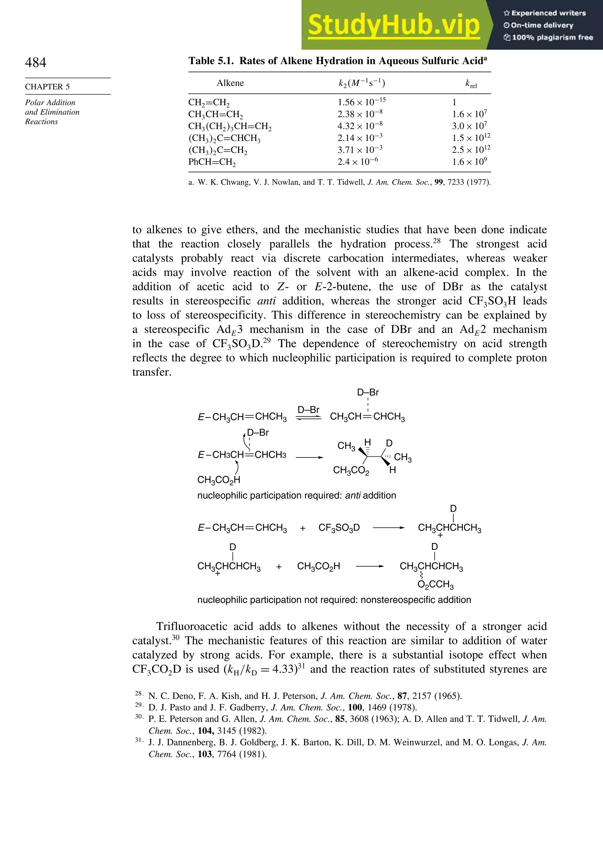 Advanced Organic Chemistry FIFTH EDITION Part A  Structure And Mechanisms