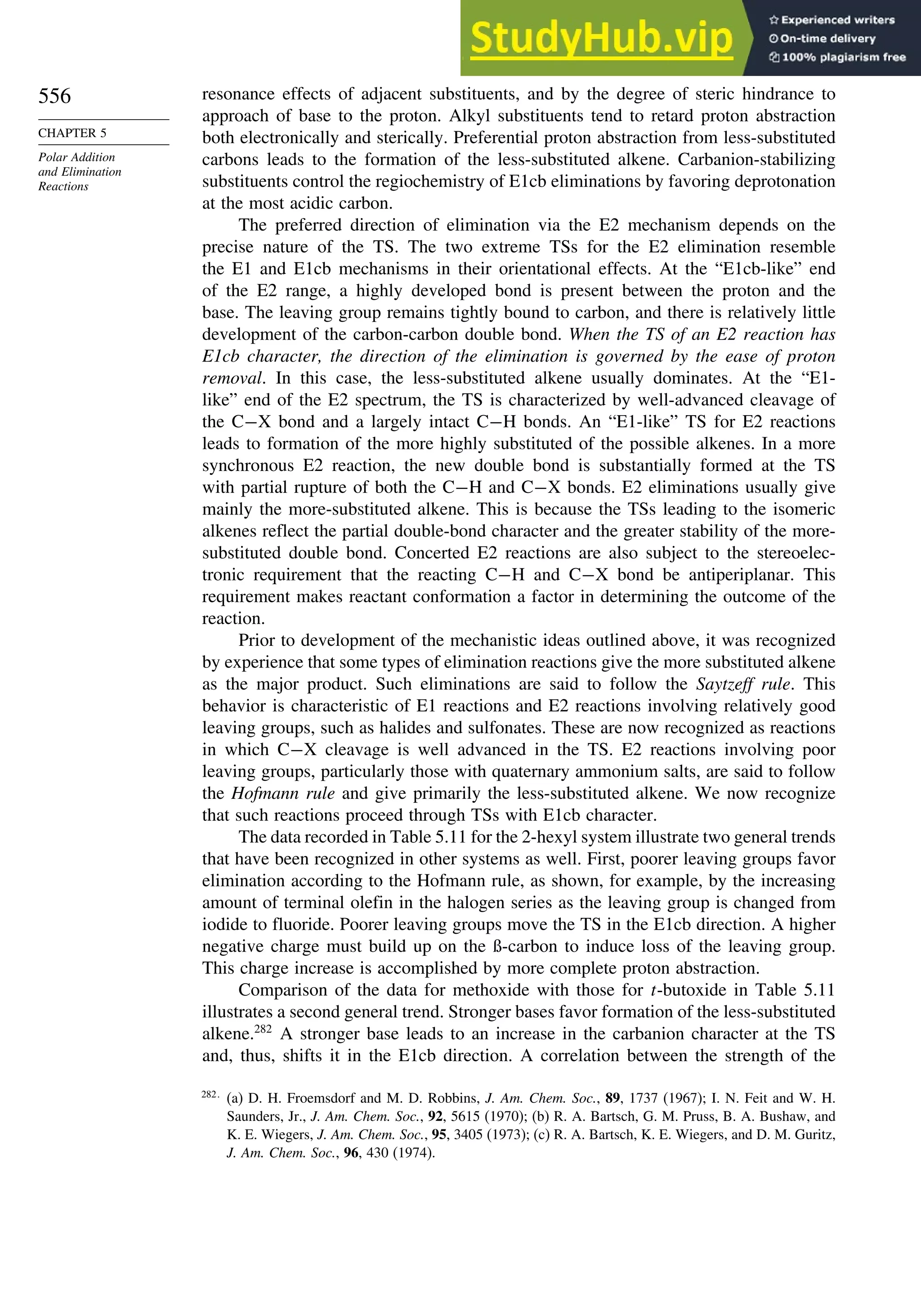 Advanced Organic Chemistry FIFTH EDITION Part A  Structure And Mechanisms