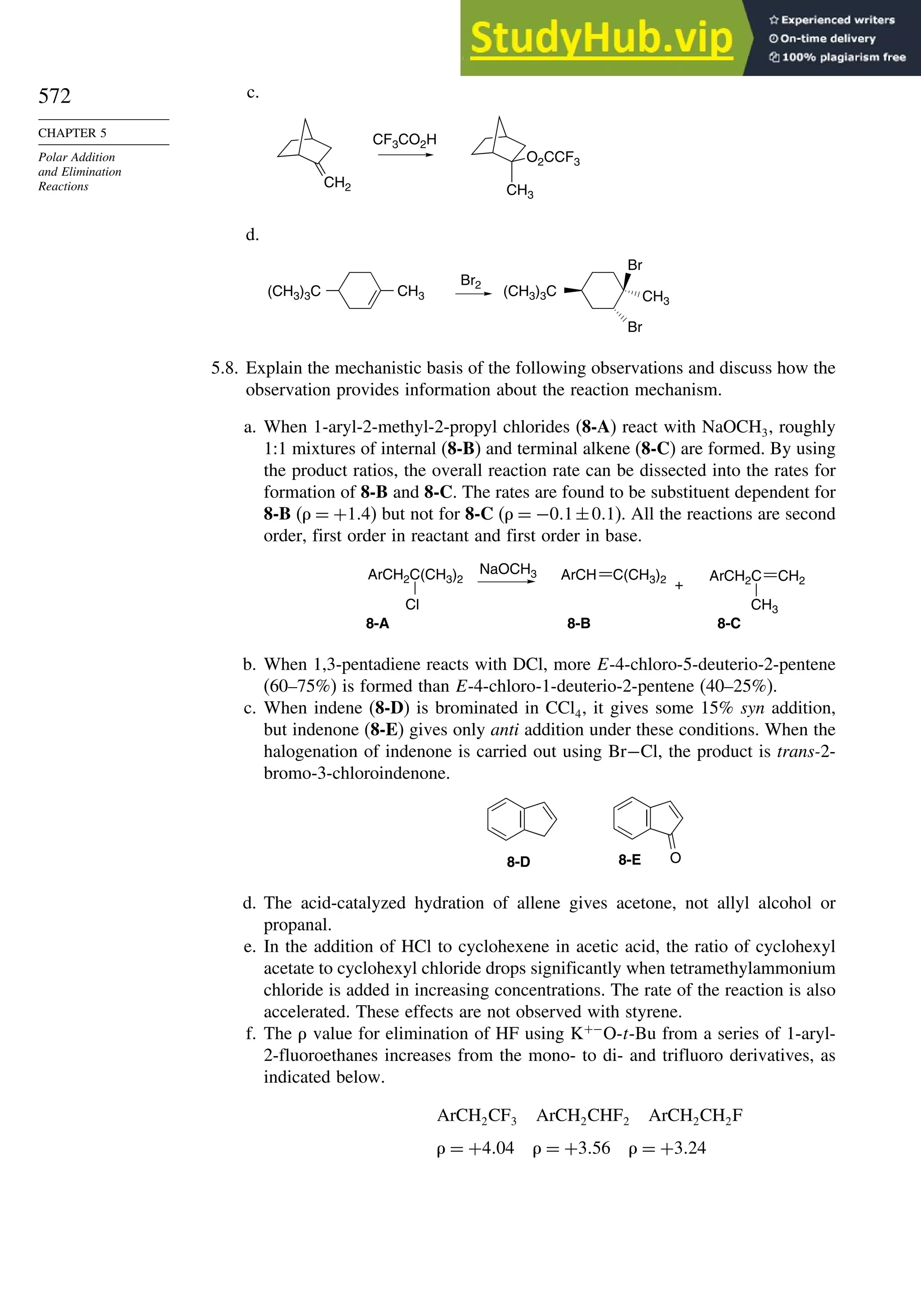 Advanced Organic Chemistry FIFTH EDITION Part A  Structure And Mechanisms