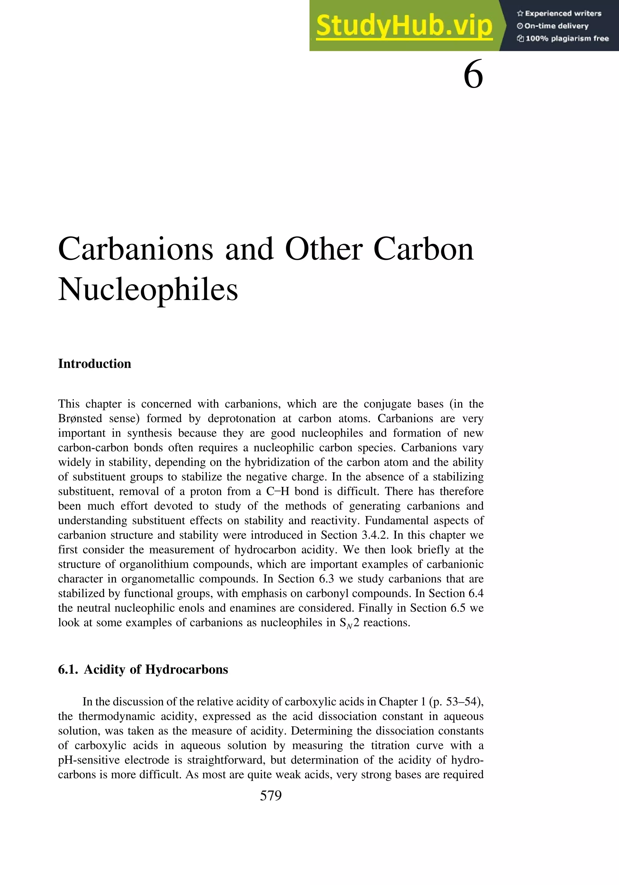 Advanced Organic Chemistry FIFTH EDITION Part A  Structure And Mechanisms