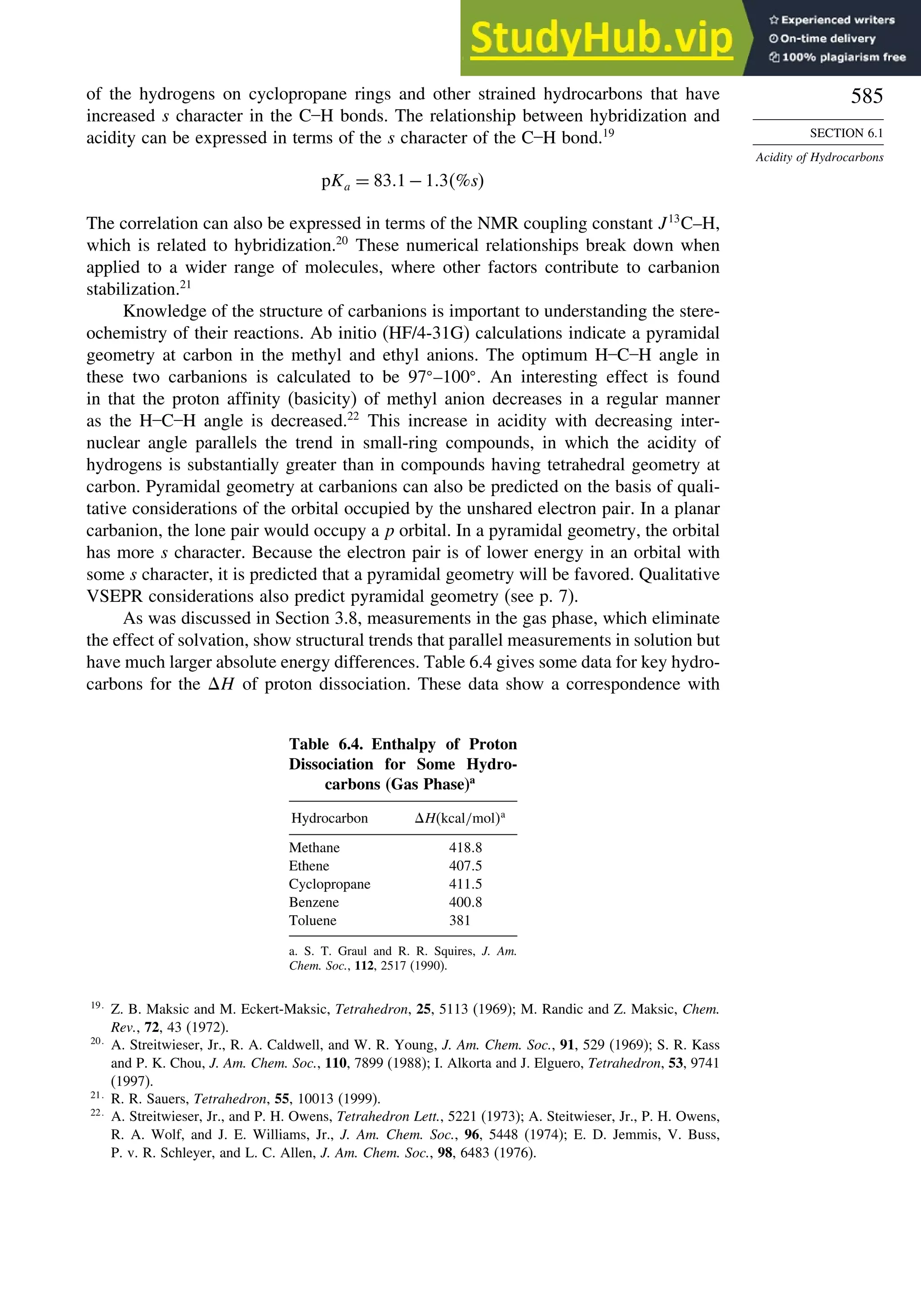 Advanced Organic Chemistry FIFTH EDITION Part A  Structure And Mechanisms