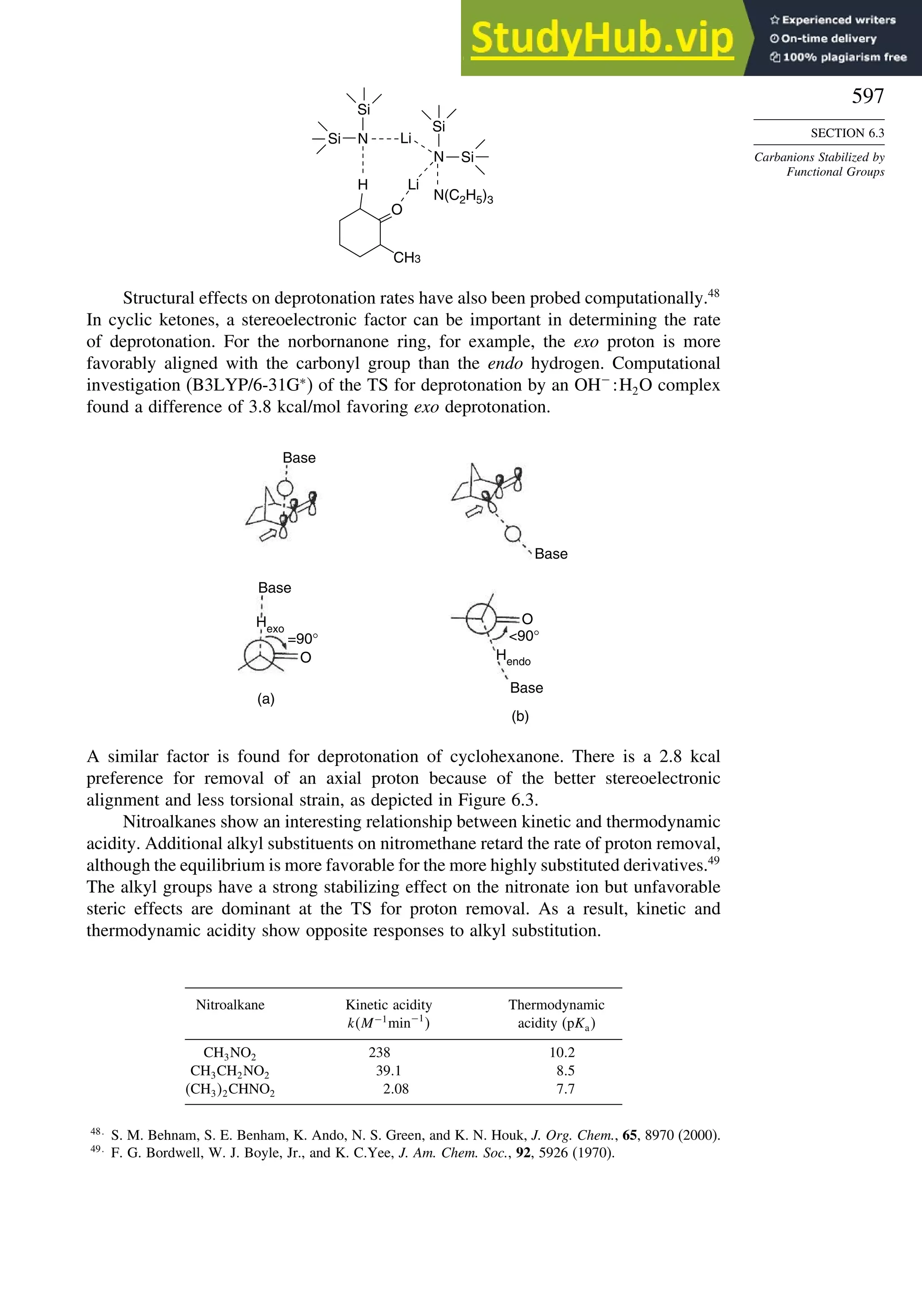 Advanced Organic Chemistry FIFTH EDITION Part A  Structure And Mechanisms