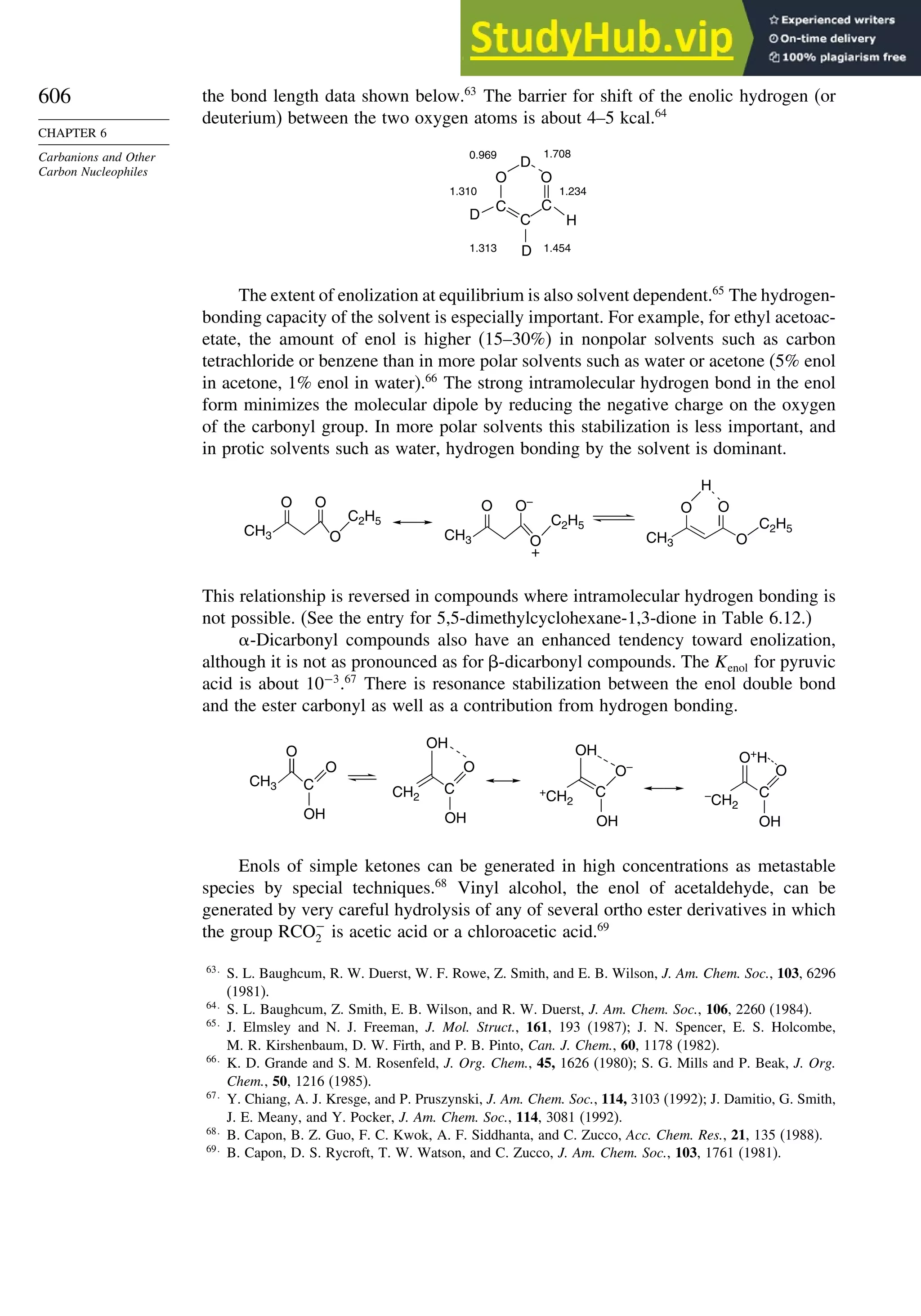 Advanced Organic Chemistry FIFTH EDITION Part A  Structure And Mechanisms
