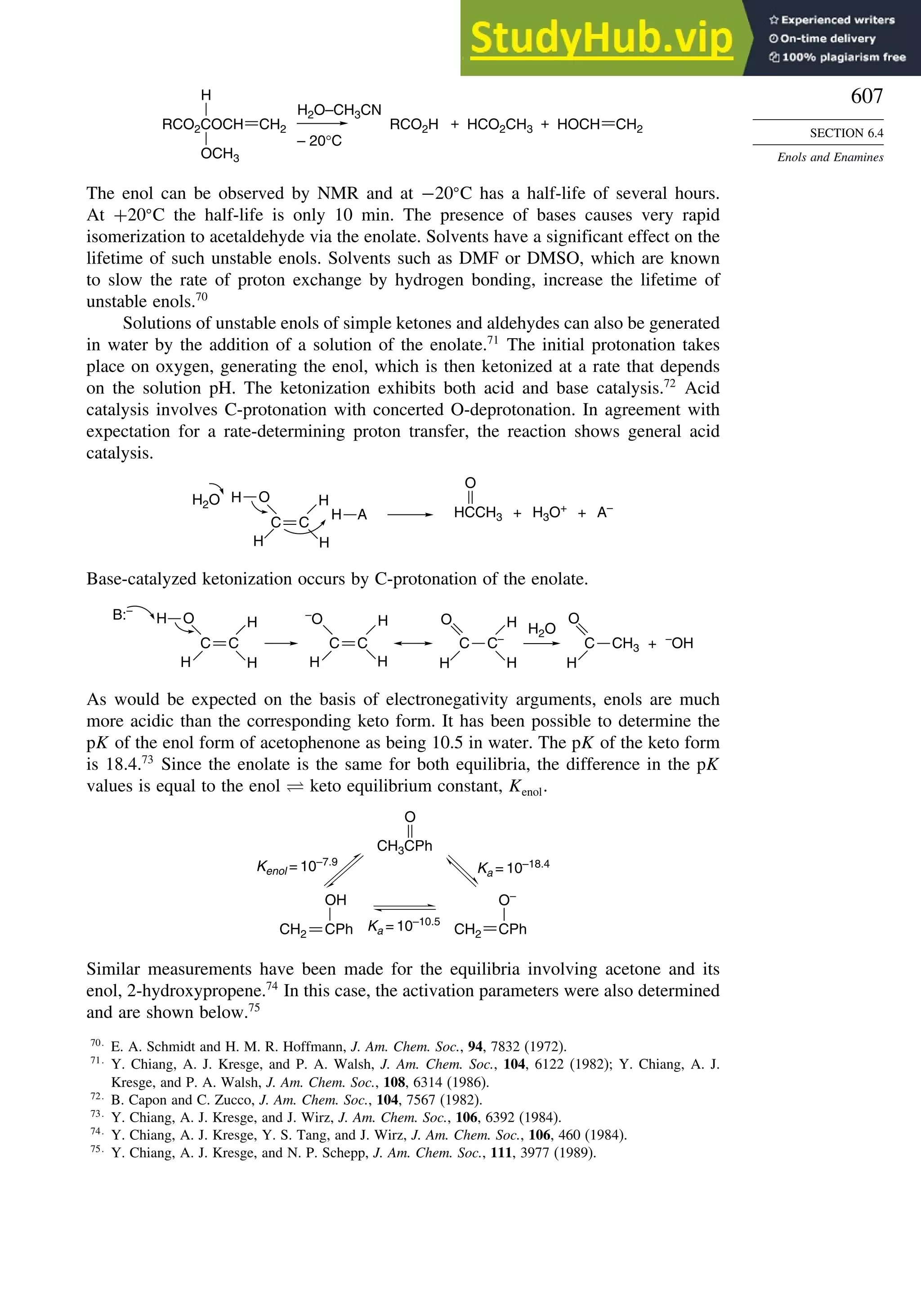 Advanced Organic Chemistry FIFTH EDITION Part A  Structure And Mechanisms