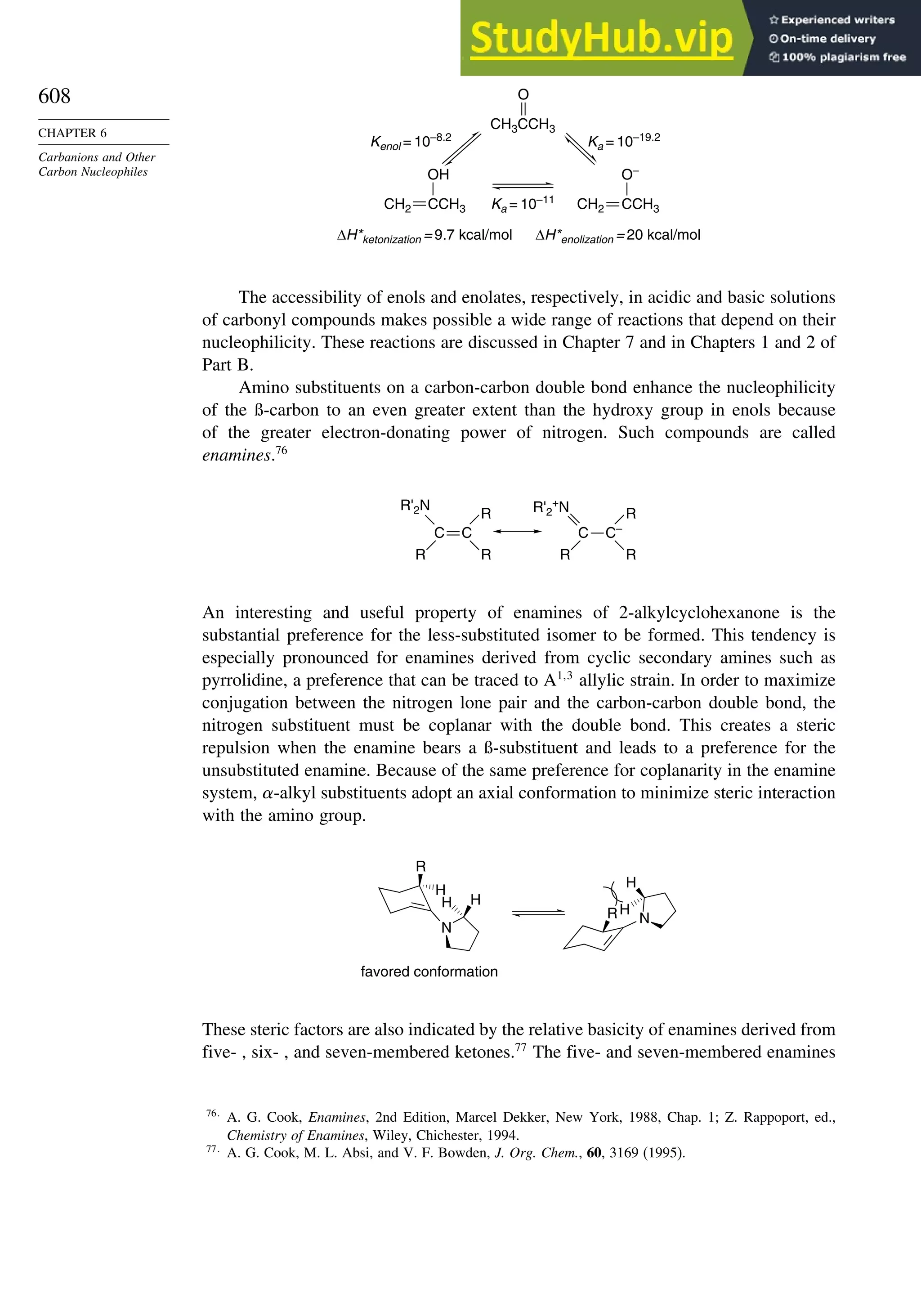 Advanced Organic Chemistry FIFTH EDITION Part A  Structure And Mechanisms