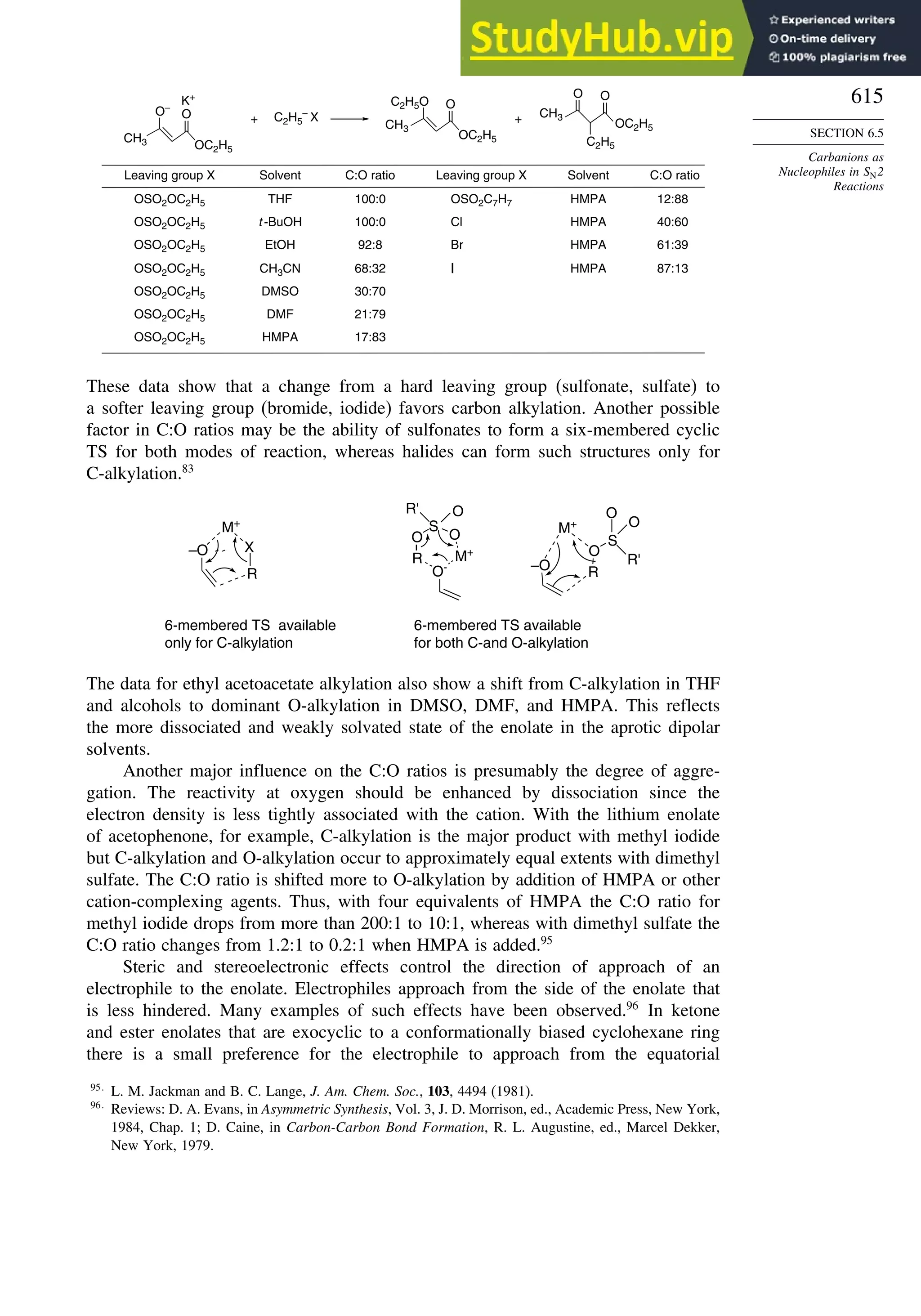 Advanced Organic Chemistry FIFTH EDITION Part A  Structure And Mechanisms