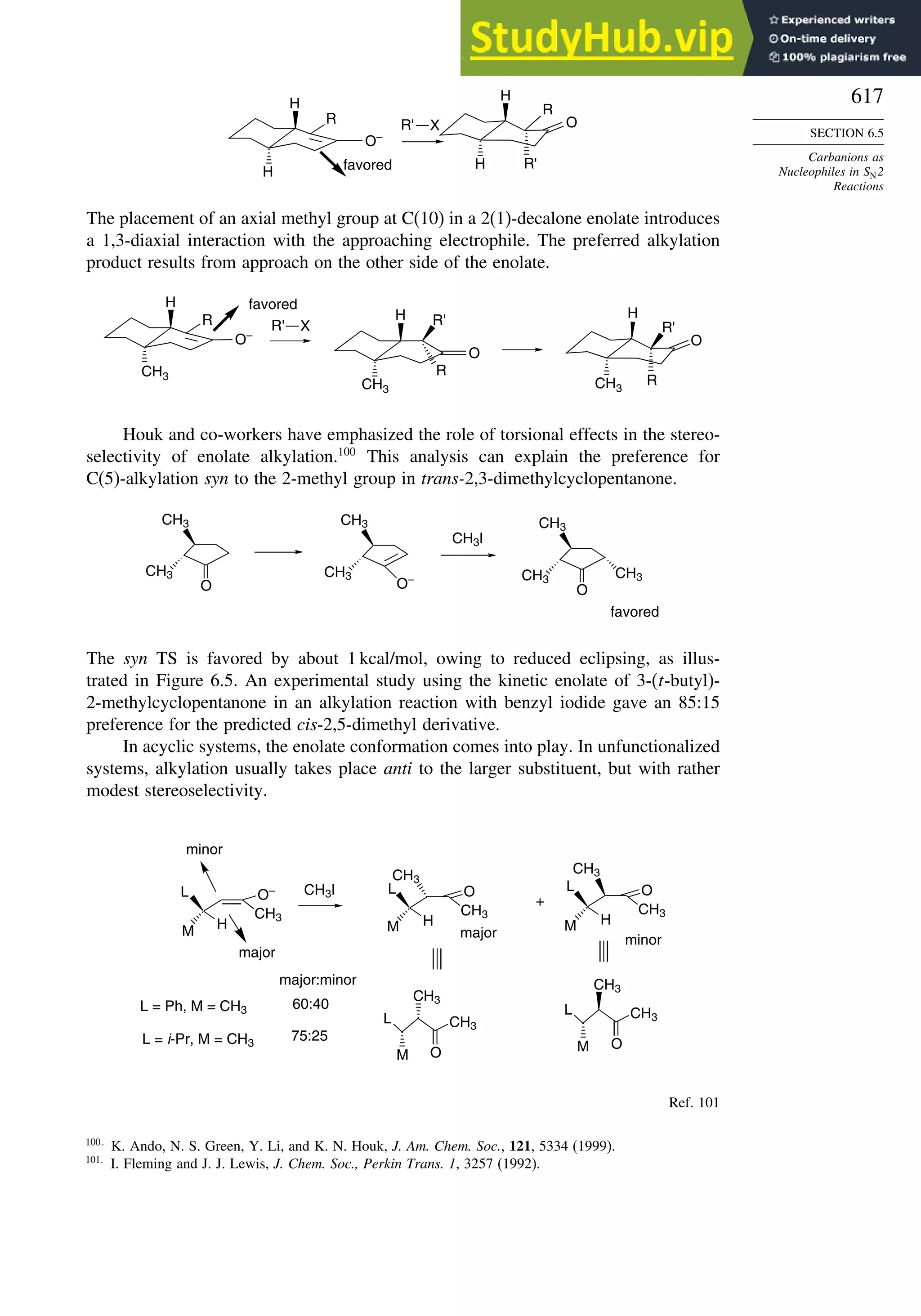 Advanced Organic Chemistry FIFTH EDITION Part A  Structure And Mechanisms