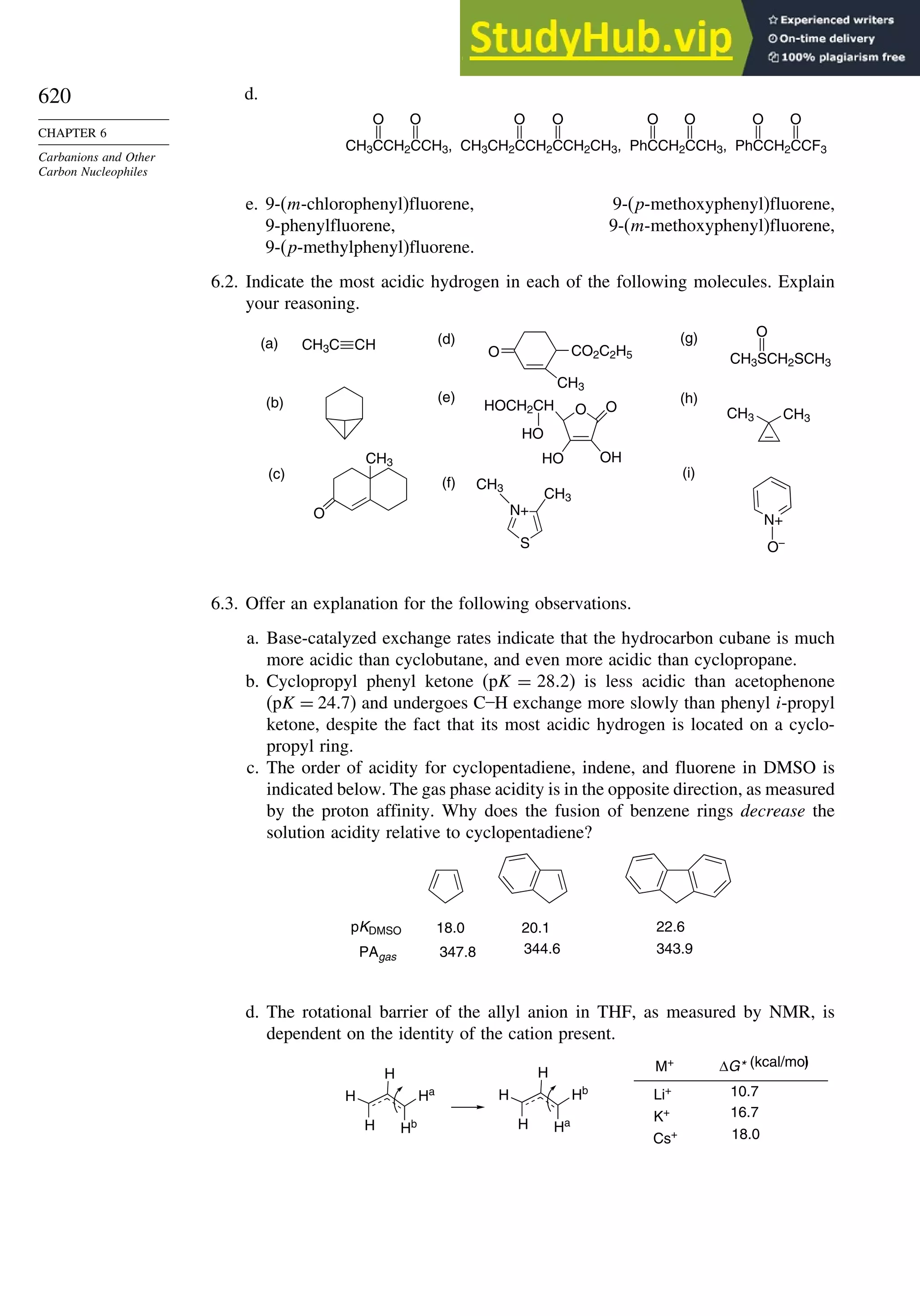 Advanced Organic Chemistry FIFTH EDITION Part A  Structure And Mechanisms