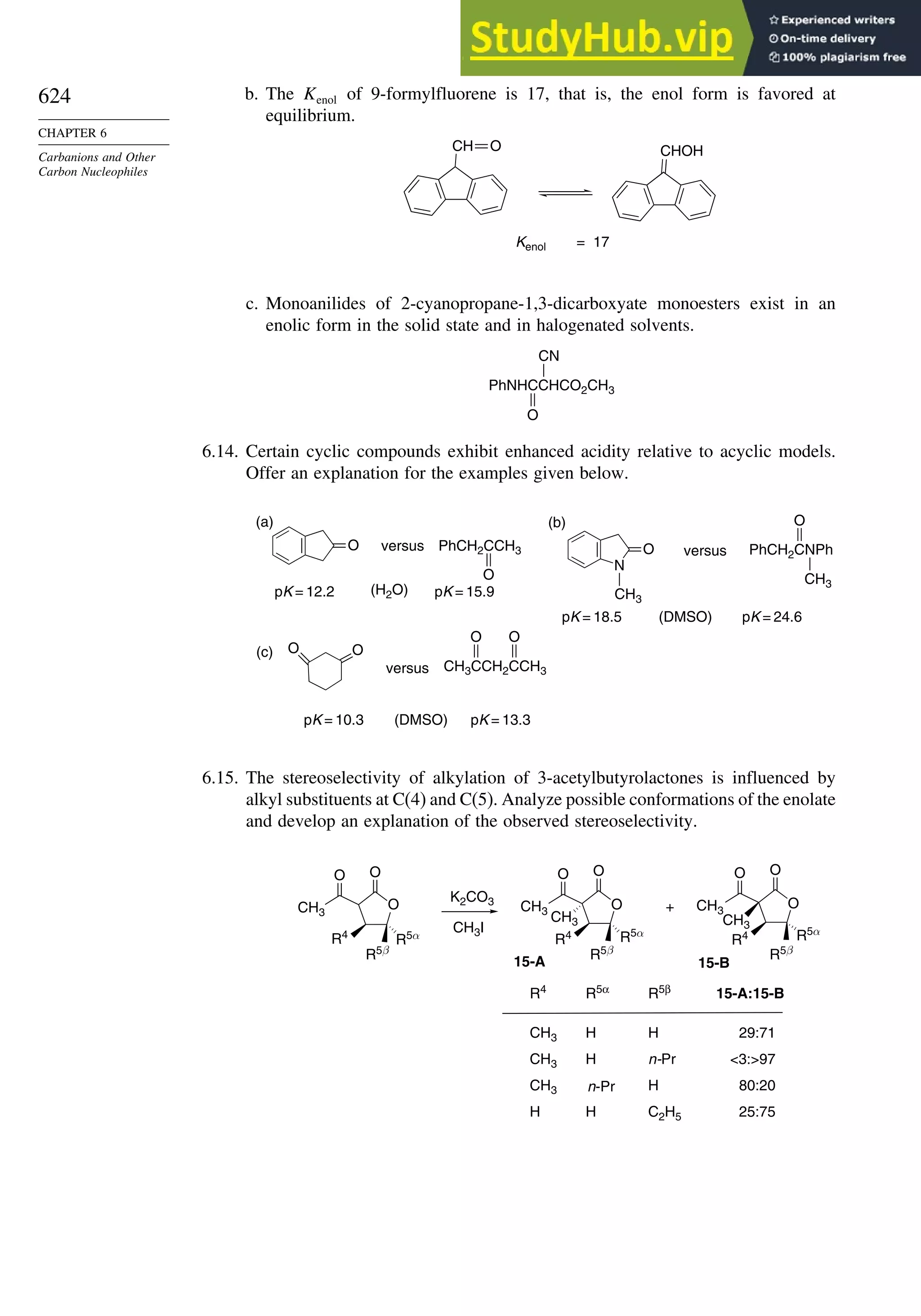 Advanced Organic Chemistry FIFTH EDITION Part A  Structure And Mechanisms
