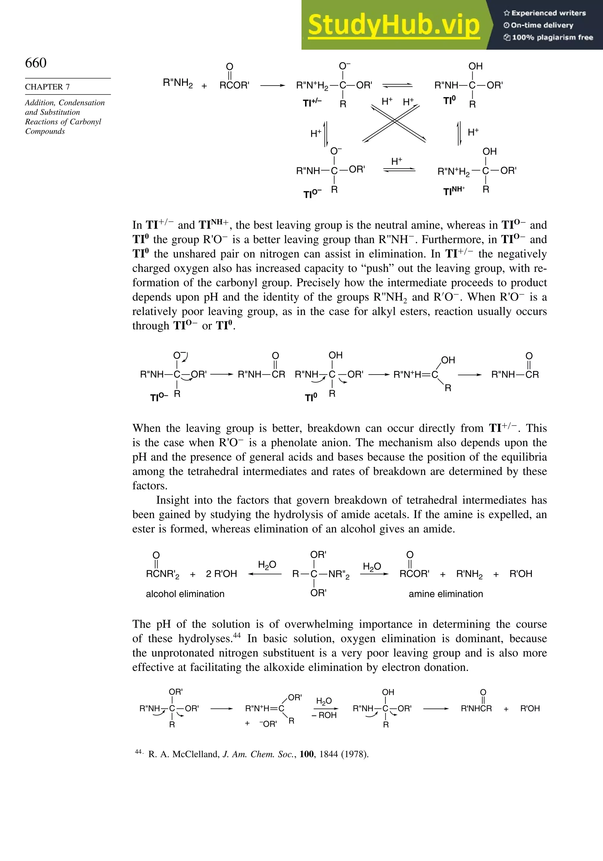 Advanced Organic Chemistry FIFTH EDITION Part A  Structure And Mechanisms