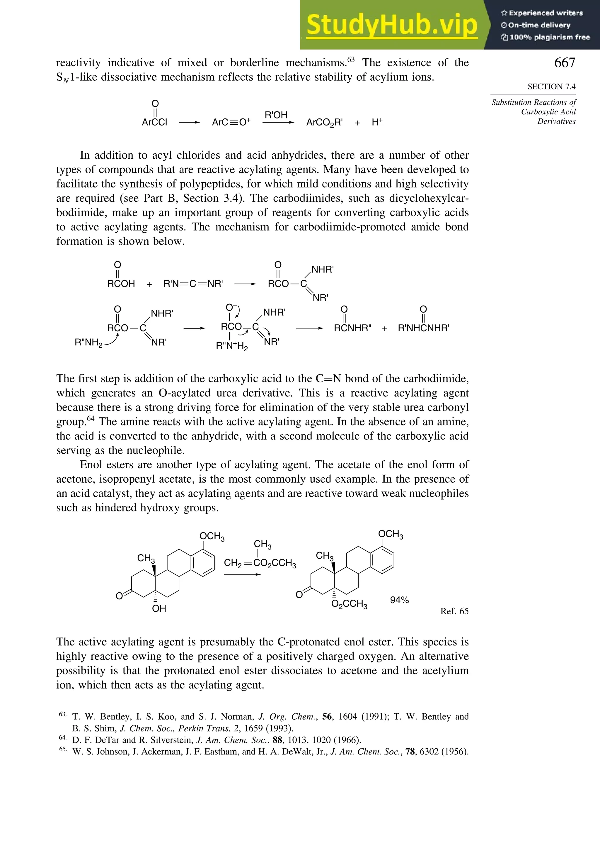 Advanced Organic Chemistry FIFTH EDITION Part A  Structure And Mechanisms