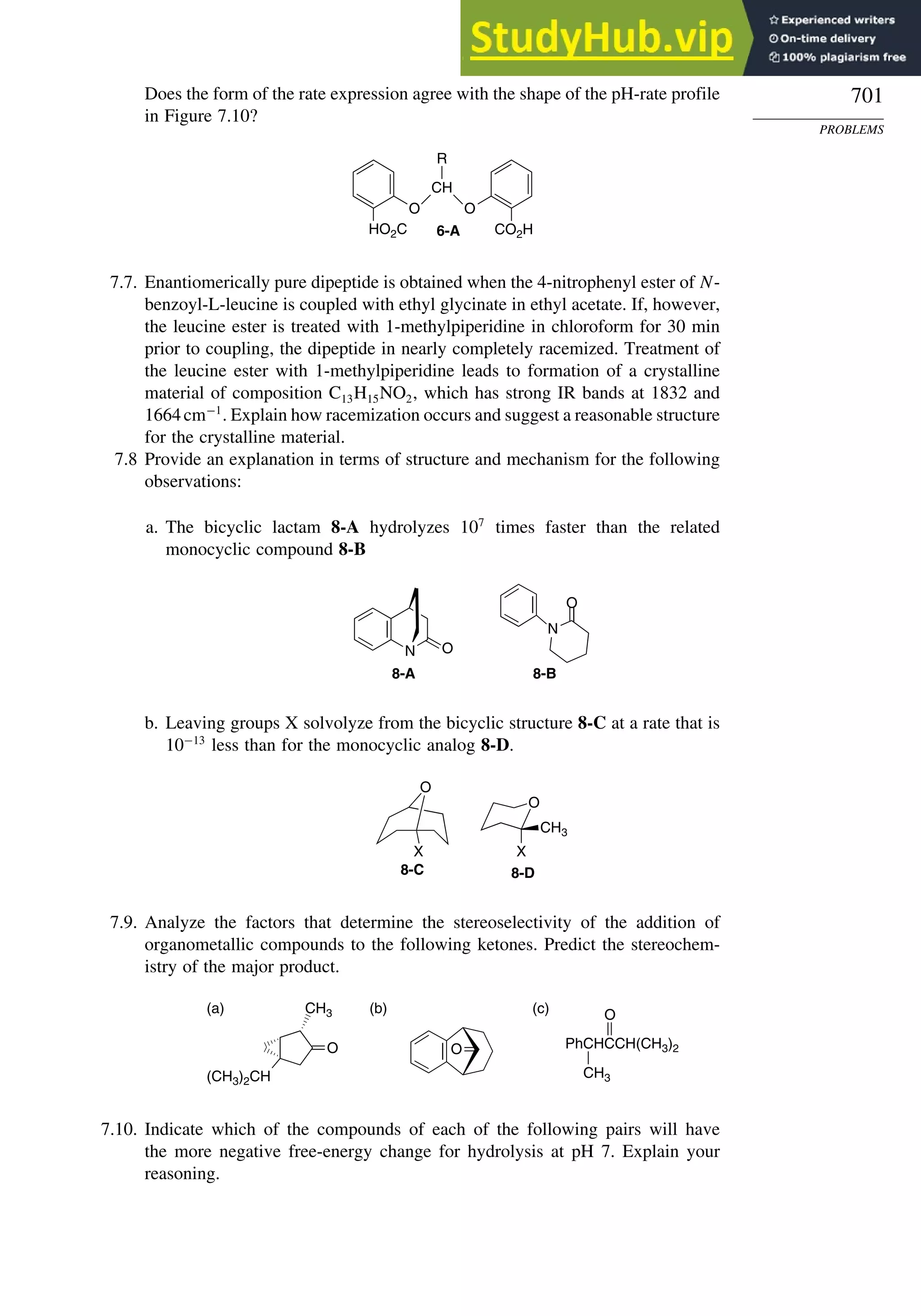 Advanced Organic Chemistry FIFTH EDITION Part A  Structure And Mechanisms
