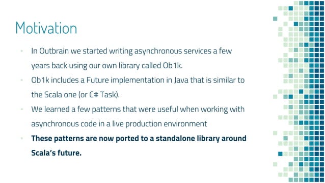 Advanced patterns in asynchronous programming | PPT