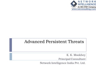 Advanced persistent threats | PPT