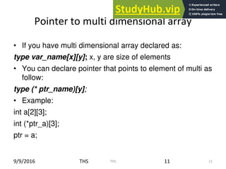 Advanced Pointer | PPT