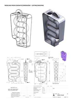 MODELING FROM SCHEMATIC/DIMENSIONS – LOFTING/SWEEPING
 
