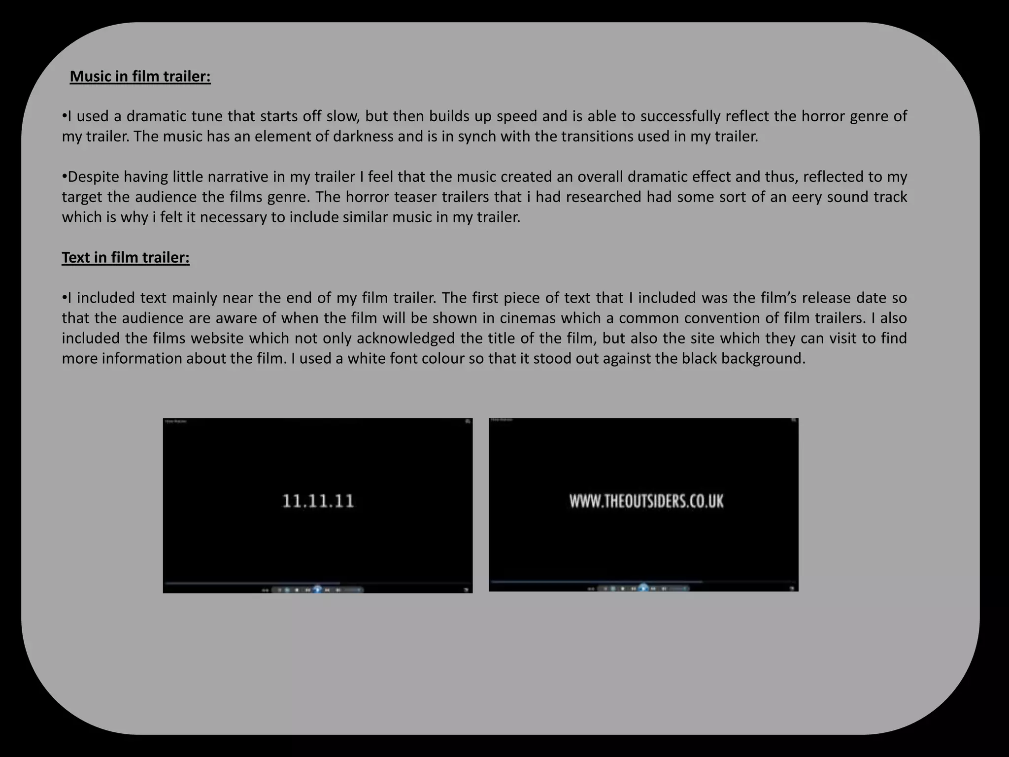  A poster for the filmI chose to create a magazine font cover featuring the film and a poster for the film. 