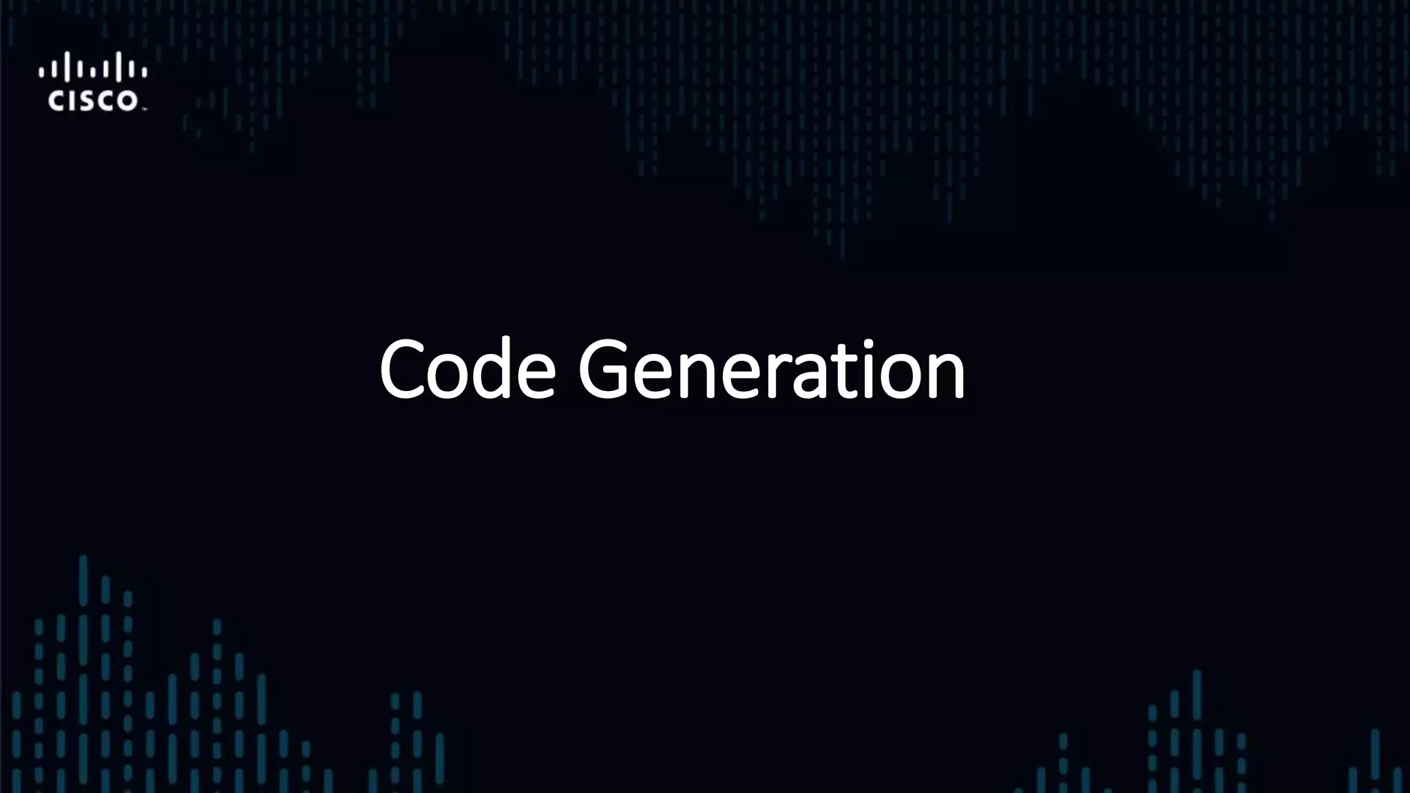 Code Generation
 