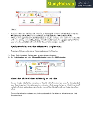 Advanced Power Point | PDF
