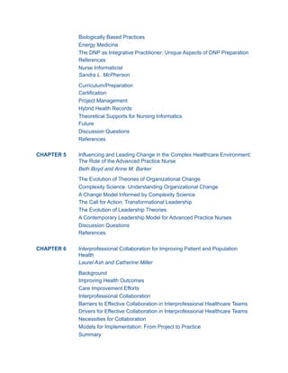 Advanced Practice Nursing Essential Knowledge for the Profession 5th ...