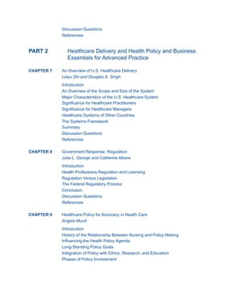 Advanced Practice Nursing Essential Knowledge for the Profession 5th ...