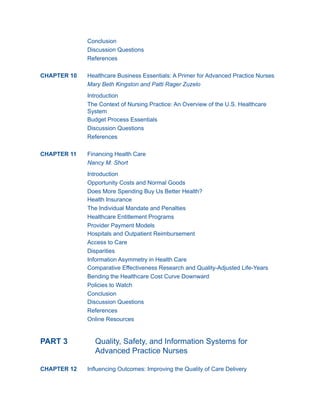 Advanced Practice Nursing Essential Knowledge for the Profession 5th ...