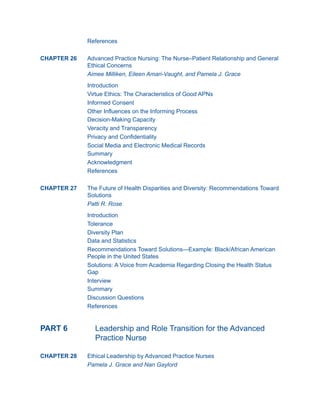 Advanced Practice Nursing Essential Knowledge for the Profession 5th ...