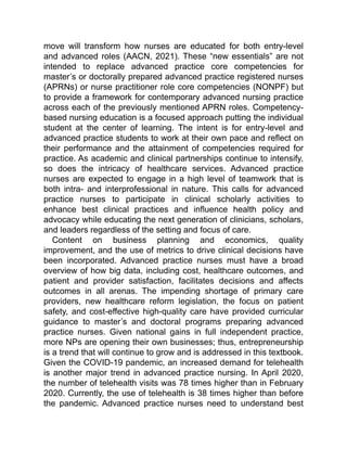 Advanced Practice Nursing Essential Knowledge for the Profession 5th ...