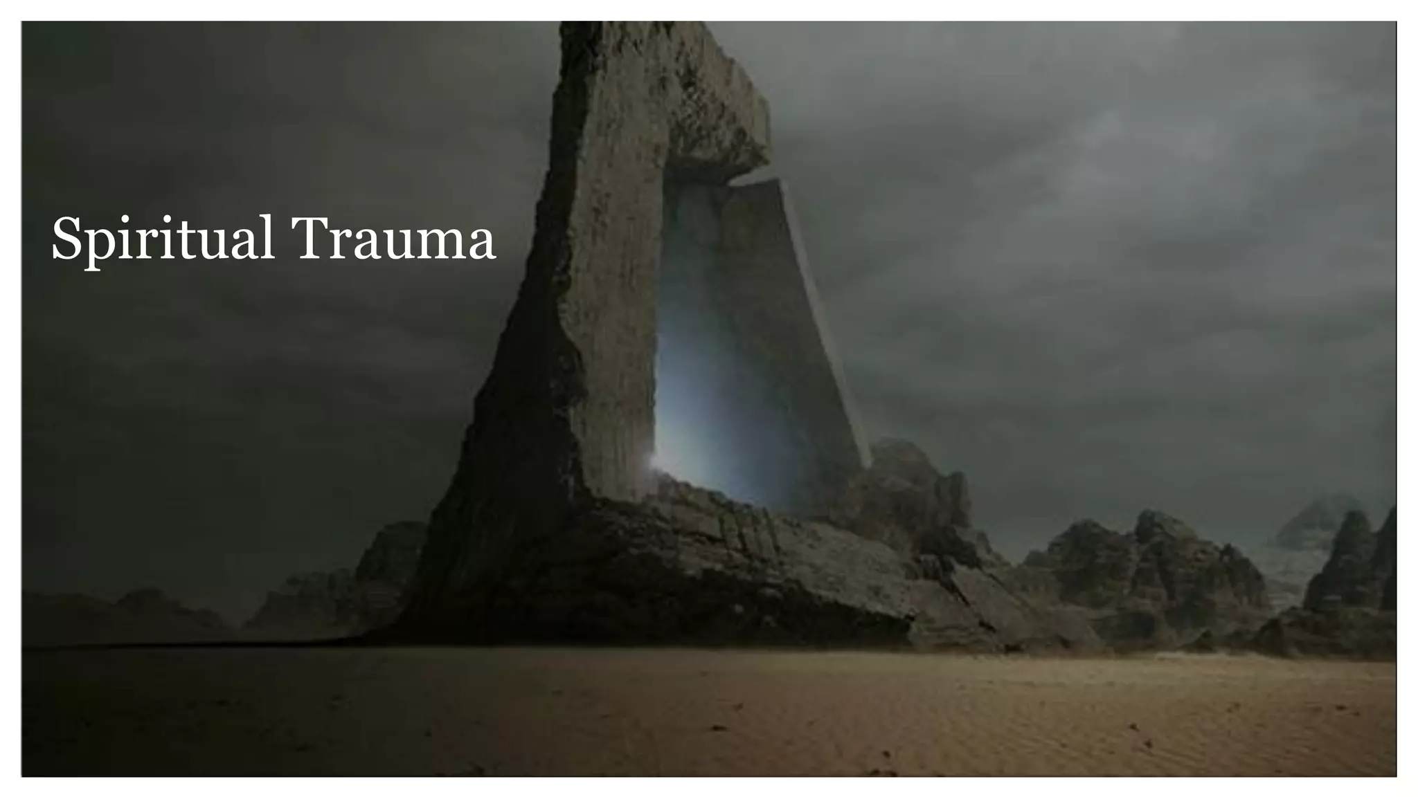 Spiritual Trauma
 