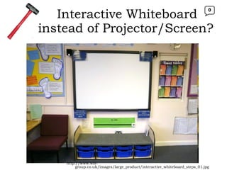 Interactive Whiteboard  instead of Projector/Screen? http://www.wis-group.co.uk/images/large_product/interactive_whiteboard_steps_01.jpg 0 