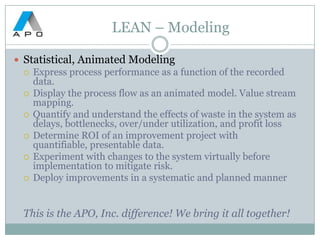 Advanced Process Optimization - Services