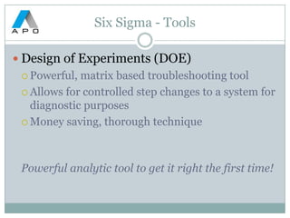 Advanced Process Optimization - Services