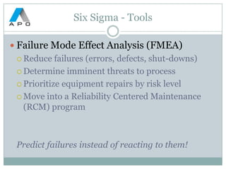 Advanced Process Optimization - Services