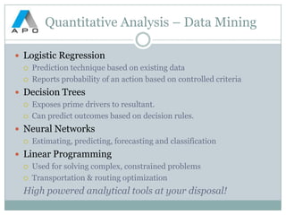 Advanced Process Optimization - Services