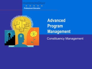 Advanced  Program Management Constituency Management 