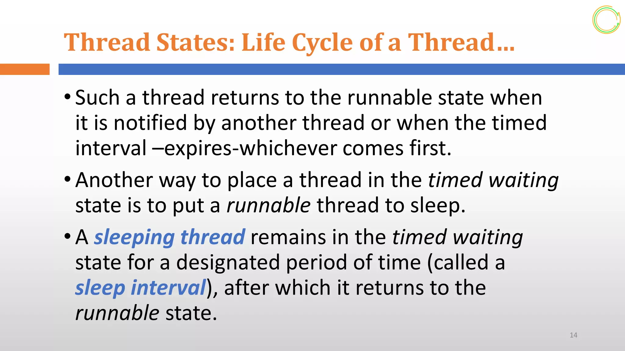 Multi Threading Concept (Advanced programming)