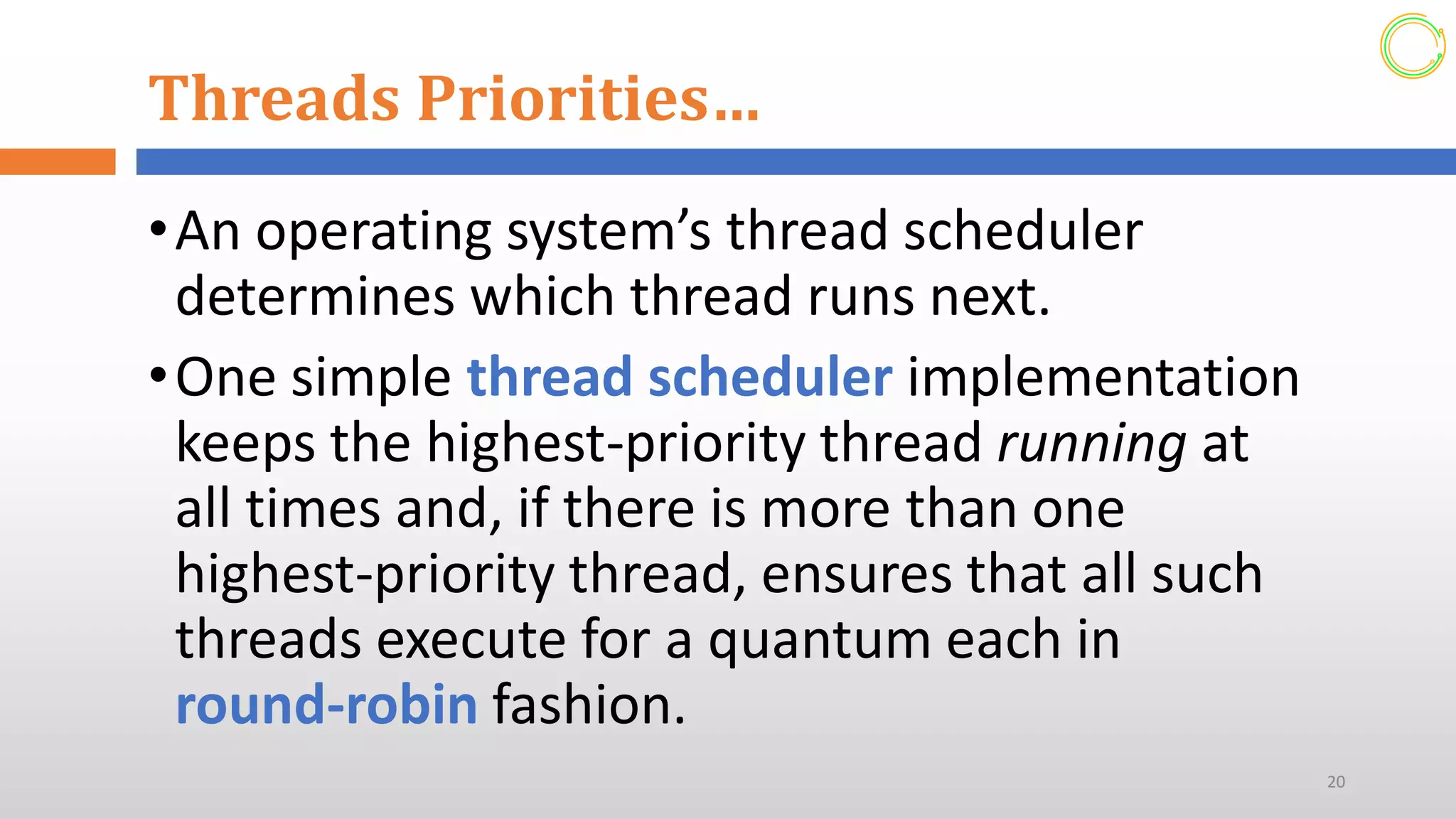 Multi Threading Concept (Advanced programming)