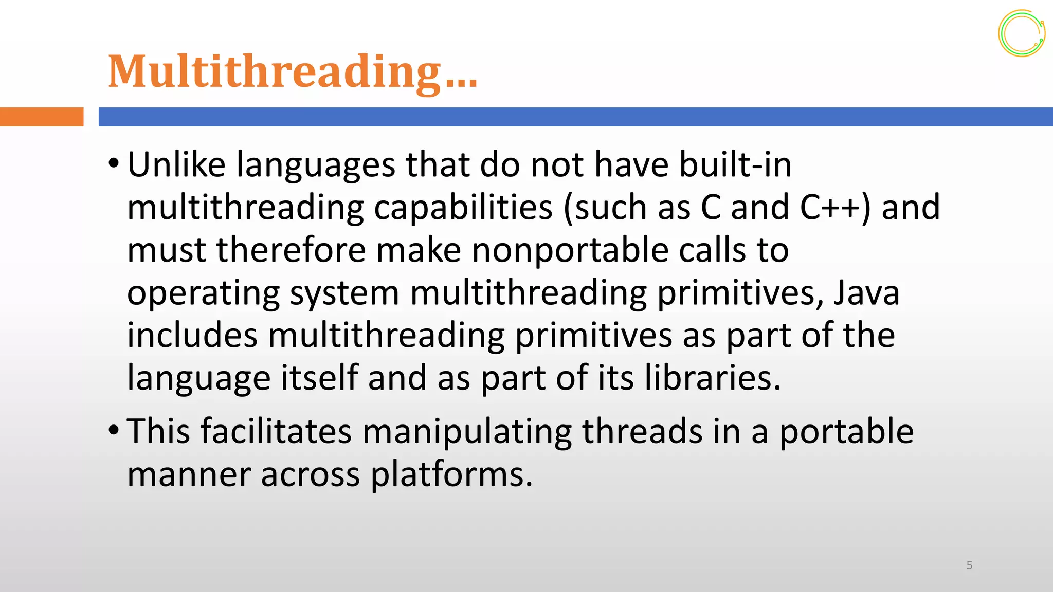 Multi Threading Concept (Advanced programming)