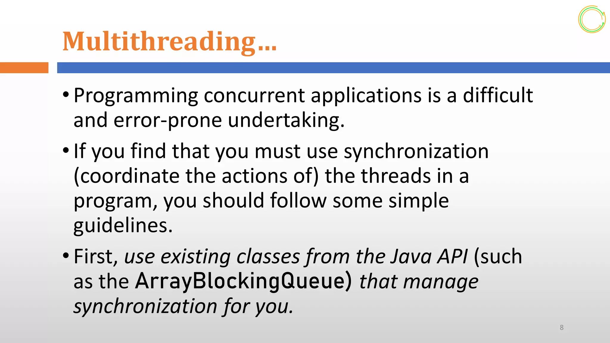 Multi Threading Concept (Advanced programming)