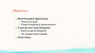 Advanced programming topics asma | PPTX
