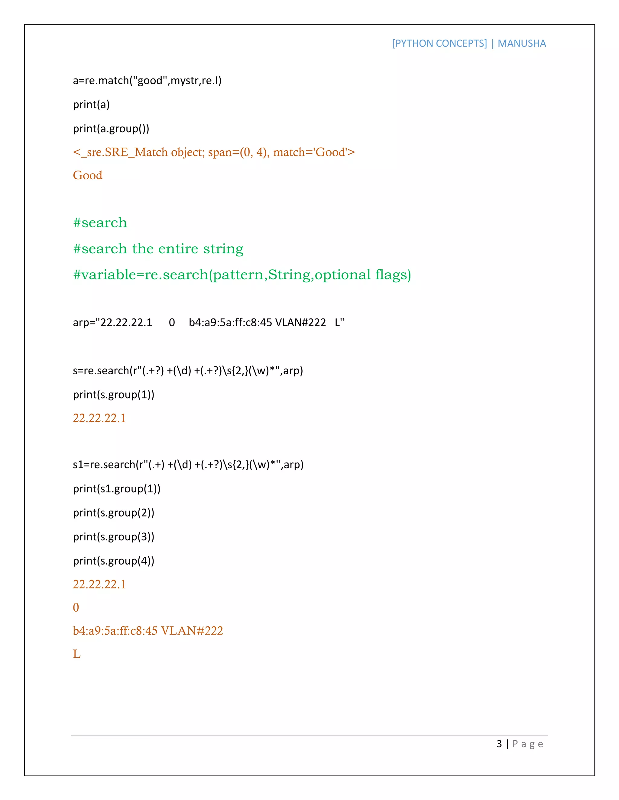 Advanced python concepts | PDF