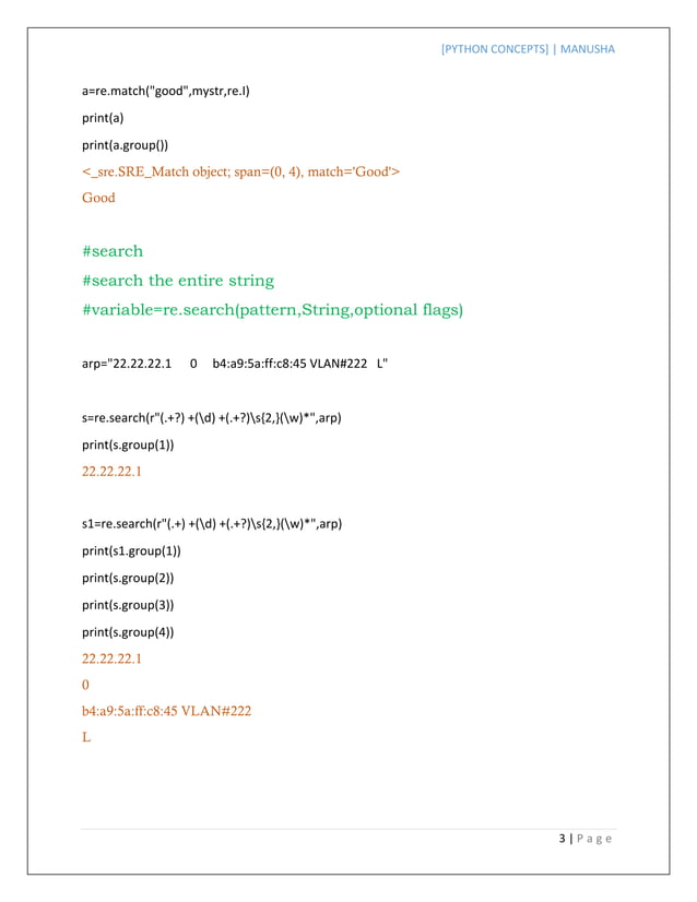 Advanced python concepts | PDF