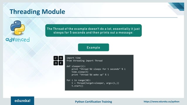 Advanced Python Tutorial | Learn Advanced Python Concepts | Python ...